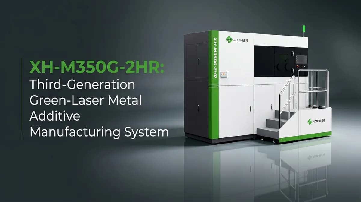 애디린, 향상된 구리 3D 프린팅을 위한 XH-M350G-2HR 출시