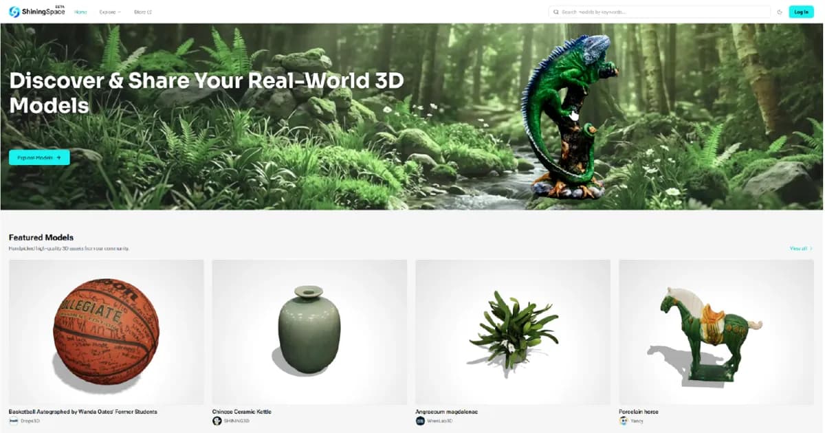 SHINING 3D Lança ShiningSpace para Gestão de Dados de Digitalização 3D
