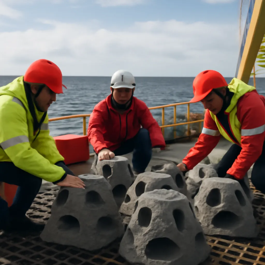 3D Printed Reefs Tested for Cold-Water Coral Recovery